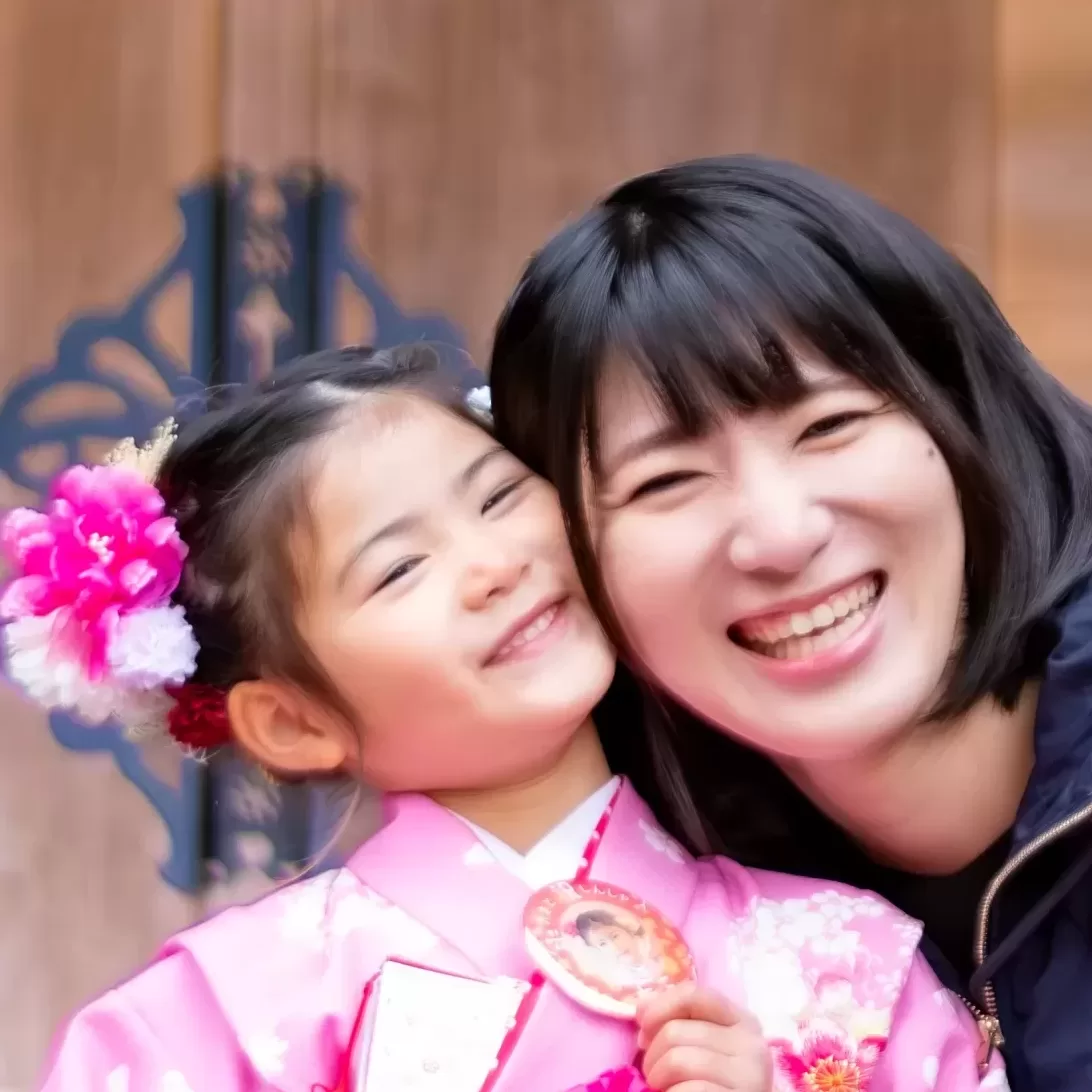 竈門神社で七五三撮影