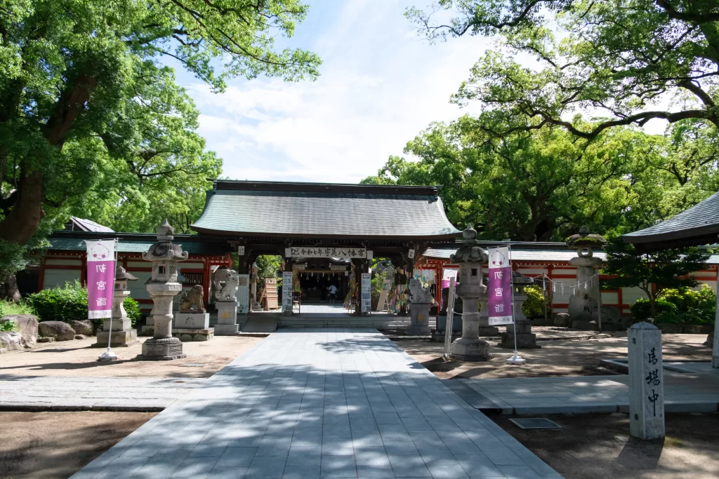 宇美八幡宮の景観