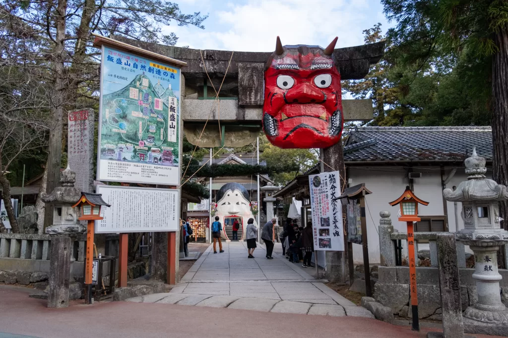 飯盛神社の景観