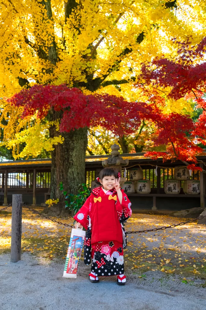 水天宮七五三イチョウ